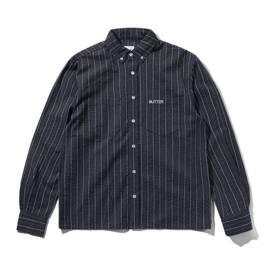 Seersucker Shirt, Navy