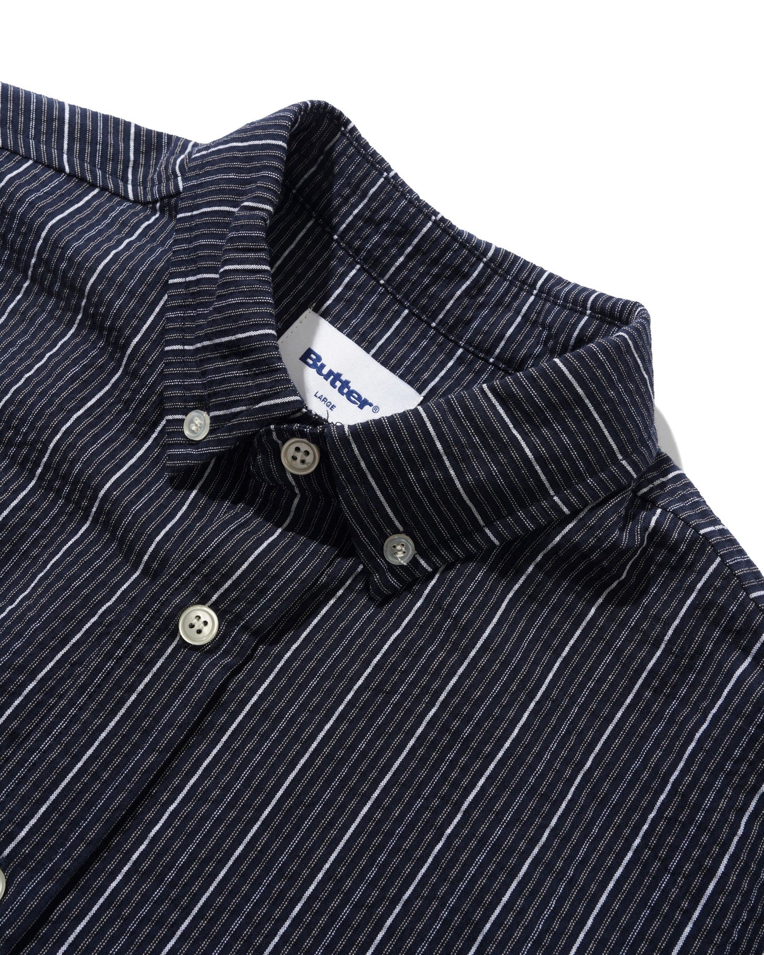 Seersucker Shirt, Navy