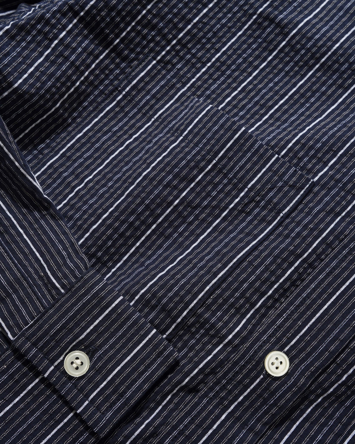 Seersucker Shirt, Navy