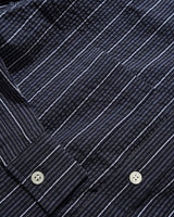 Seersucker Shirt, Navy
