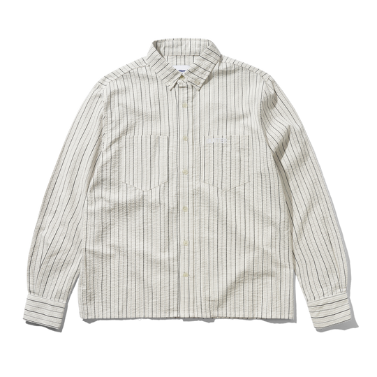 Seersucker Shirt, White