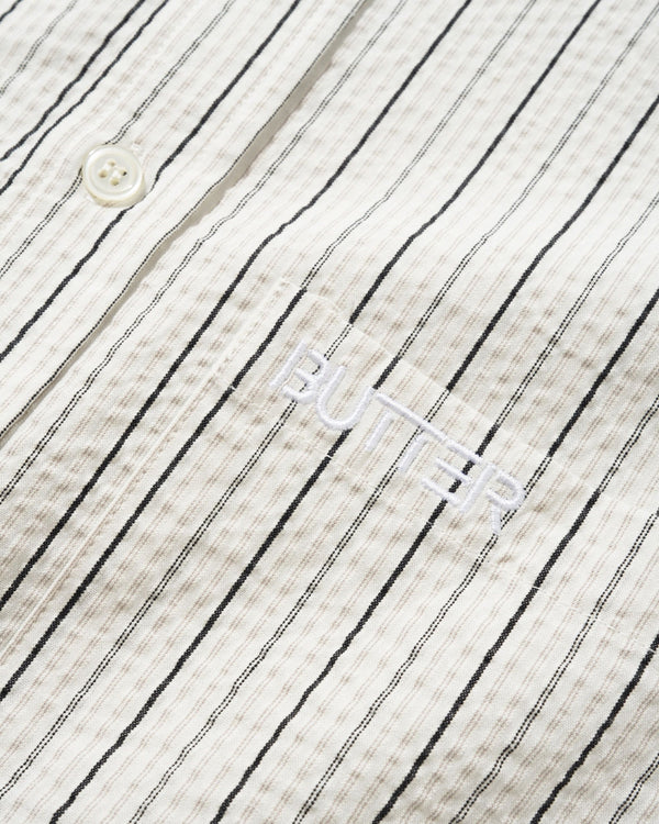 Butter Goods Seersucker Shirt, White