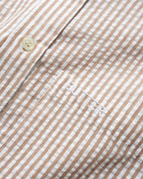 Seersucker Striped Shirt, Brown