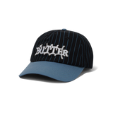 Serif 5 Panel Cap, Black / Slate