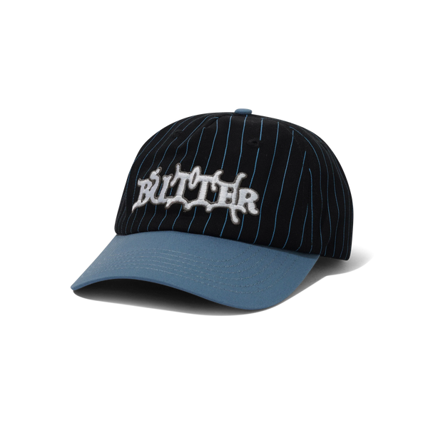 Butter Goods Serif 5 Panel Cap, Black / Slate