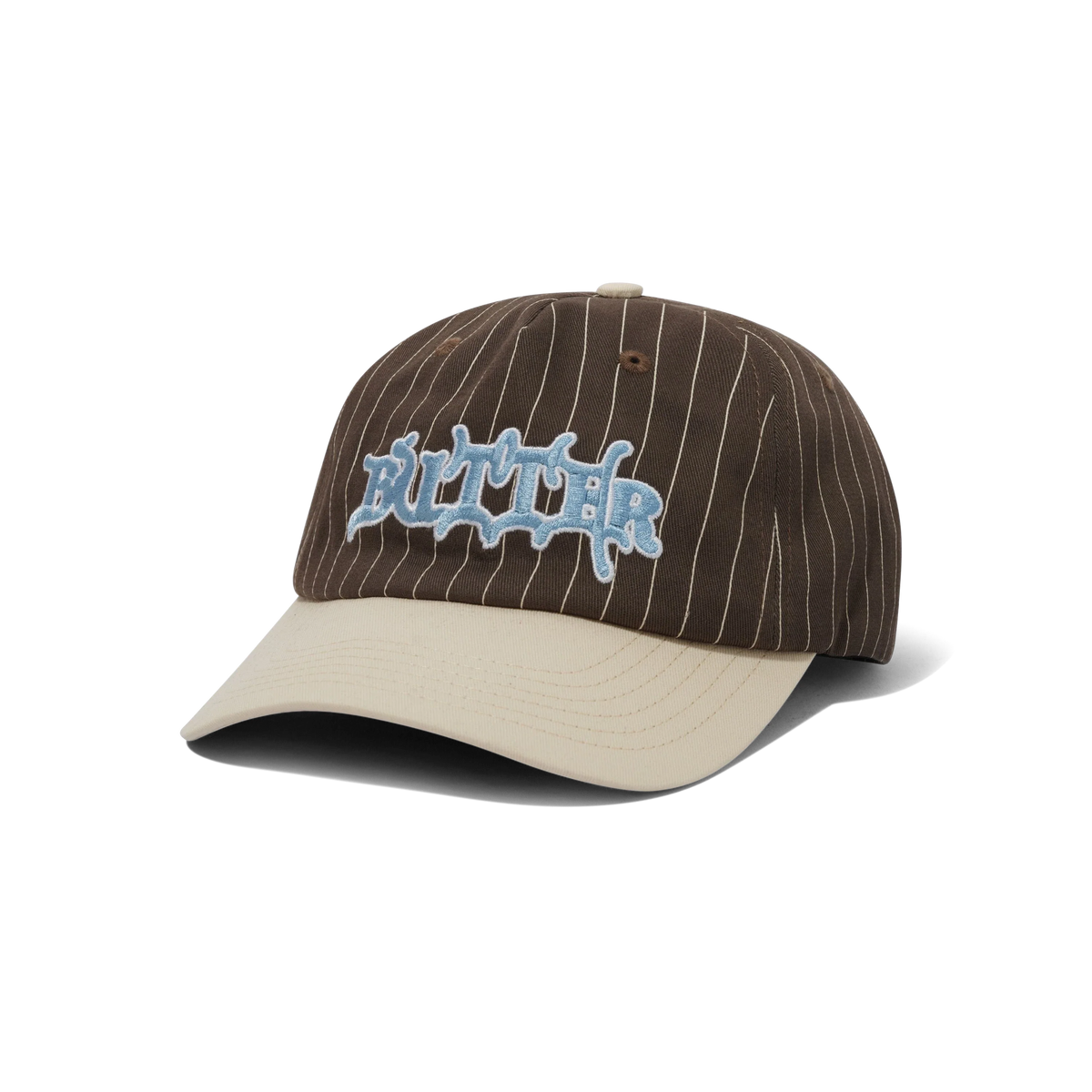 Serif 5 Panel Cap, Dark Brown / Natural