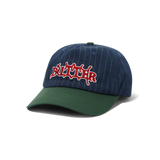 Serif 5 Panel Cap, Navy / Forest