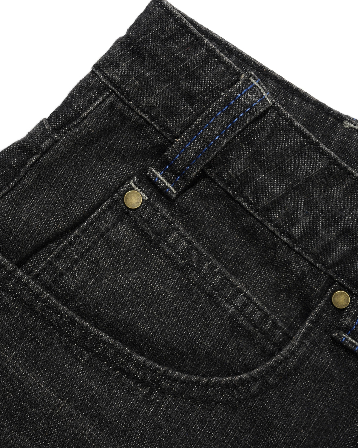 Serif Baggy Denim Jeans, Streaky Faded Black