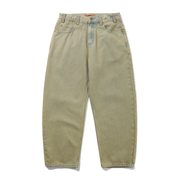 Butter Goods Serif Baggy Denim Jeans, Sunfade Blue