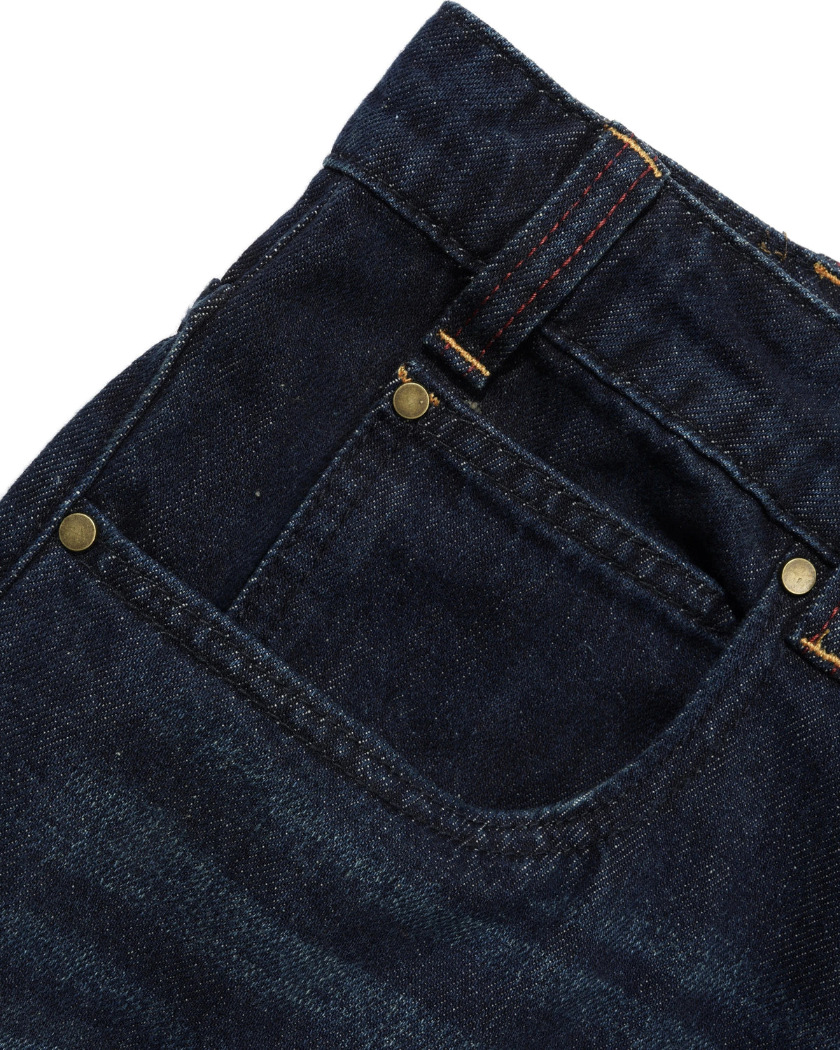 Serif Baggy Denim Jeans, Worn Dark Indigo