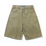 Serif Baggy Denim Shorts, Sunfade Blue