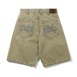Serif Baggy Denim Shorts, Sunfade Blue