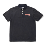 Serif Polo Shirt, Washed Navy