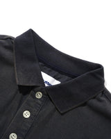 Serif Polo Shirt, Washed Navy