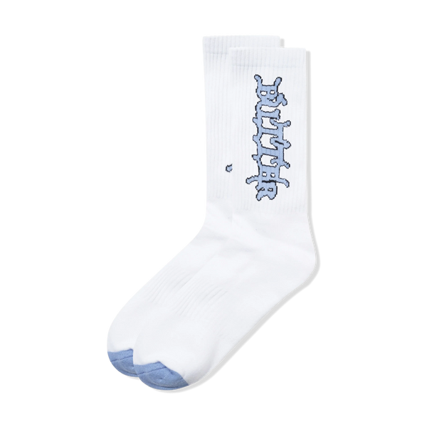 Butter Goods Serif Socks, White