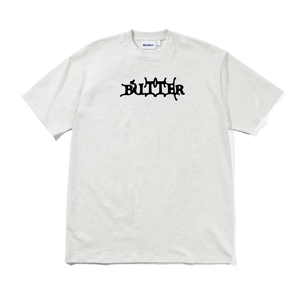 Butter Goods Serif Tee, Ash