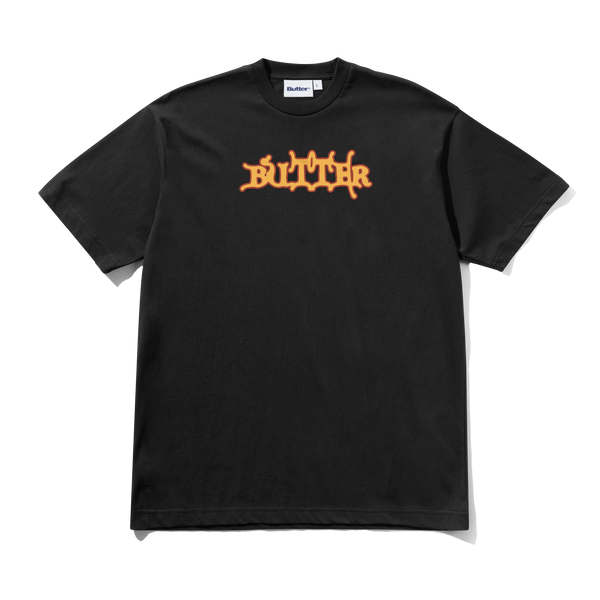 Butter Goods Serif Tee, Black