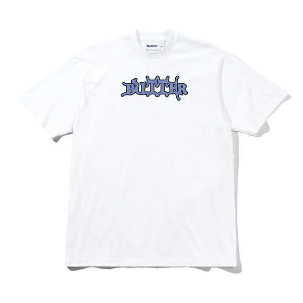 Butter Goods Serif Tee, White