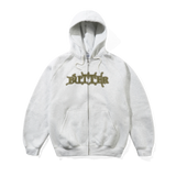 Serif Zip-Thru Hood, Ash