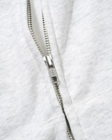 Serif Zip-Thru Hood, Ash