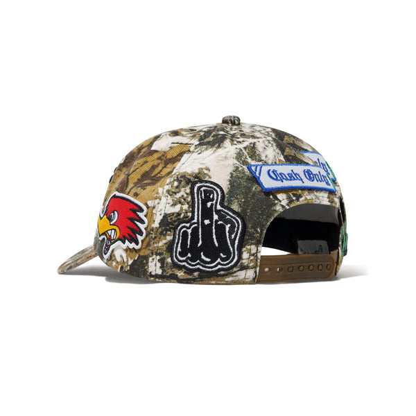 Cash Only Service 6 Panel Cap, Foliage Camo