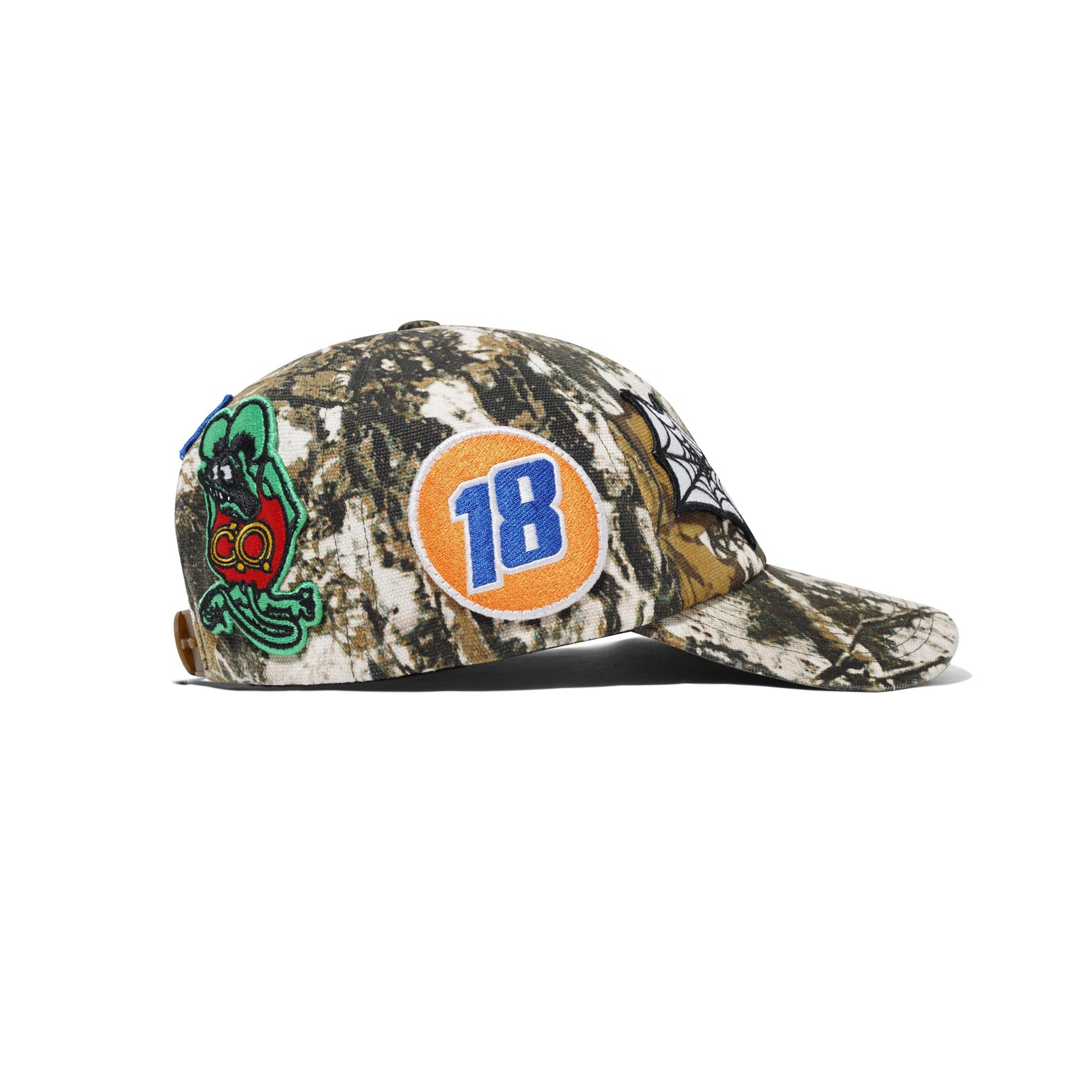 Service 6 Panel Cap, Foliage Camo