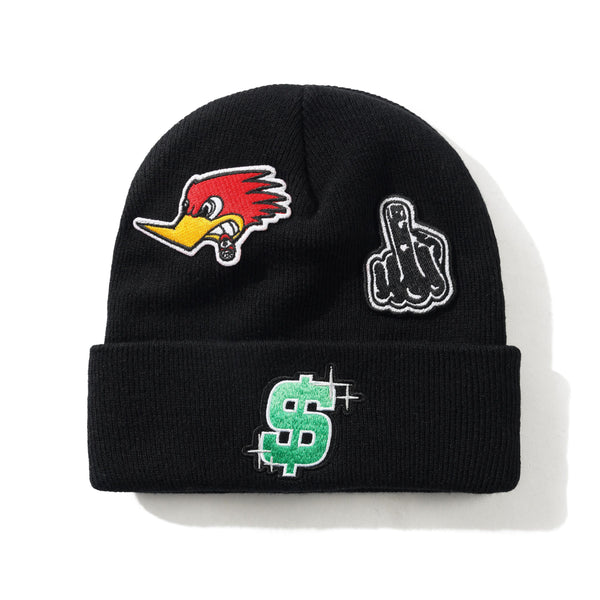 Cash Only Service Beanie, Black