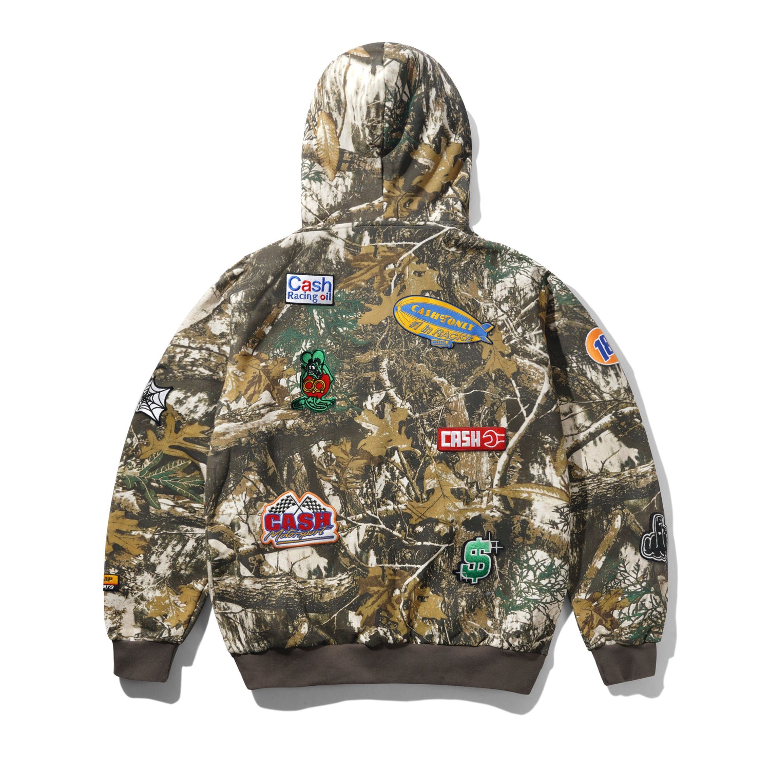 Service Zip-Thru Hood, Foliage Camo