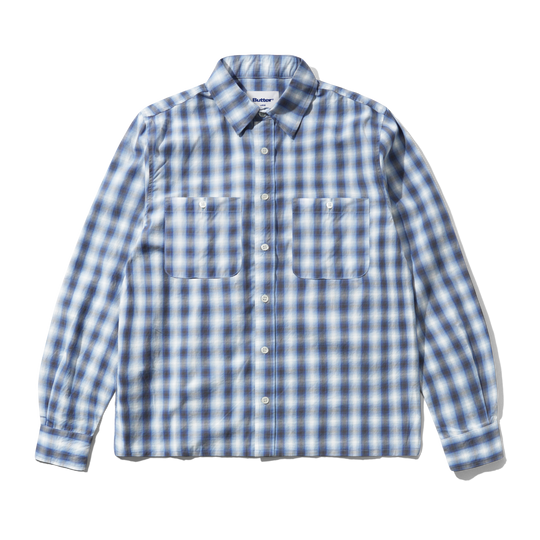 Shadowplaid Shirt, Blue
