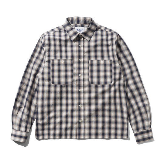 Shadowplaid Shirt, Tan