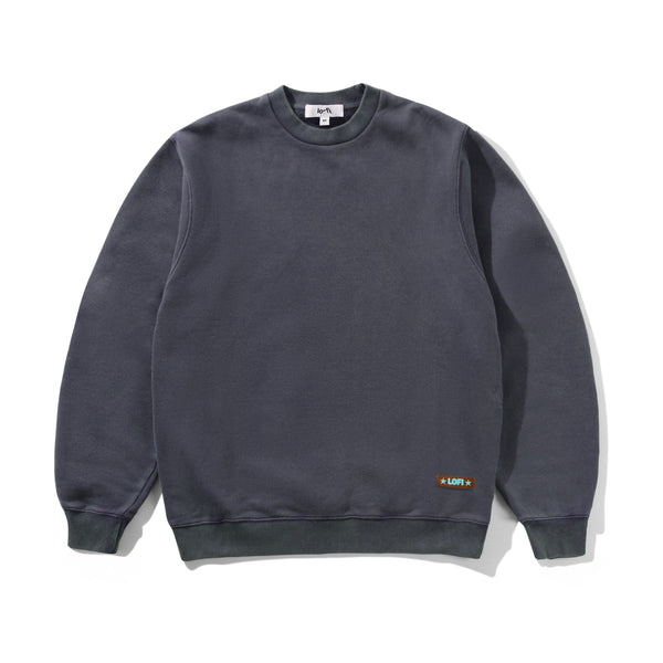 Lo-Fi Shop Crewneck, Washed Navy