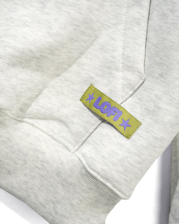 Lo-Fi Shop Pullover Hood, Ash