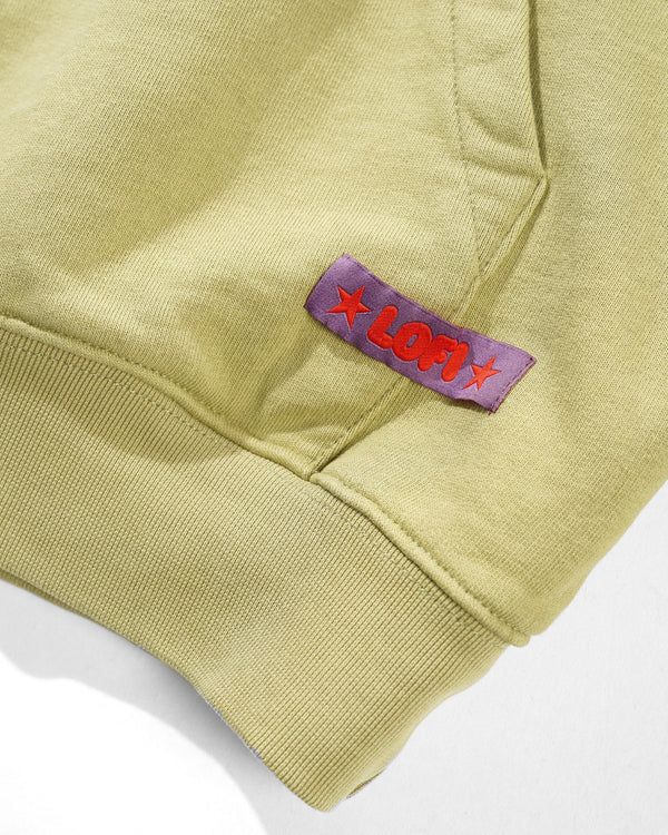 Lo-Fi Shop Pullover Hood, Washed Pistachio