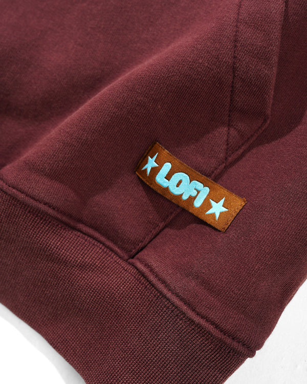 Lo-Fi Shop Pullover Hood, Washed Rhubarb