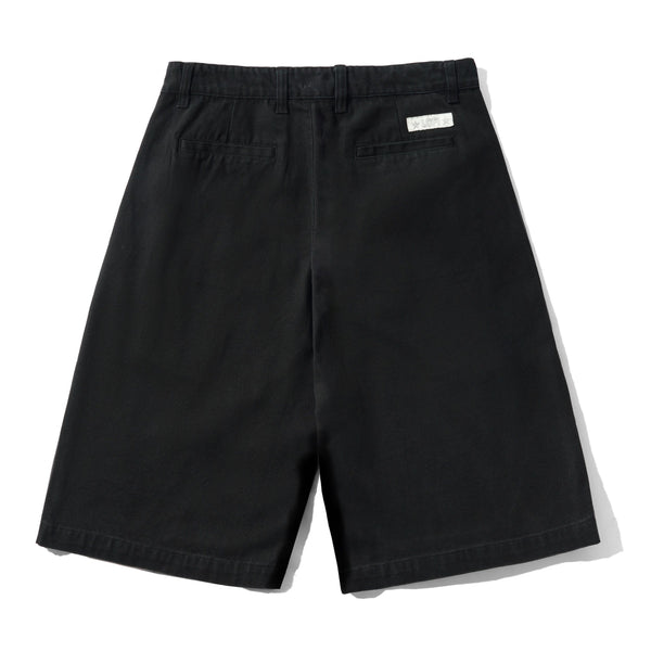 Lo-Fi Shop Canvas Shorts, Washed Black Canvas