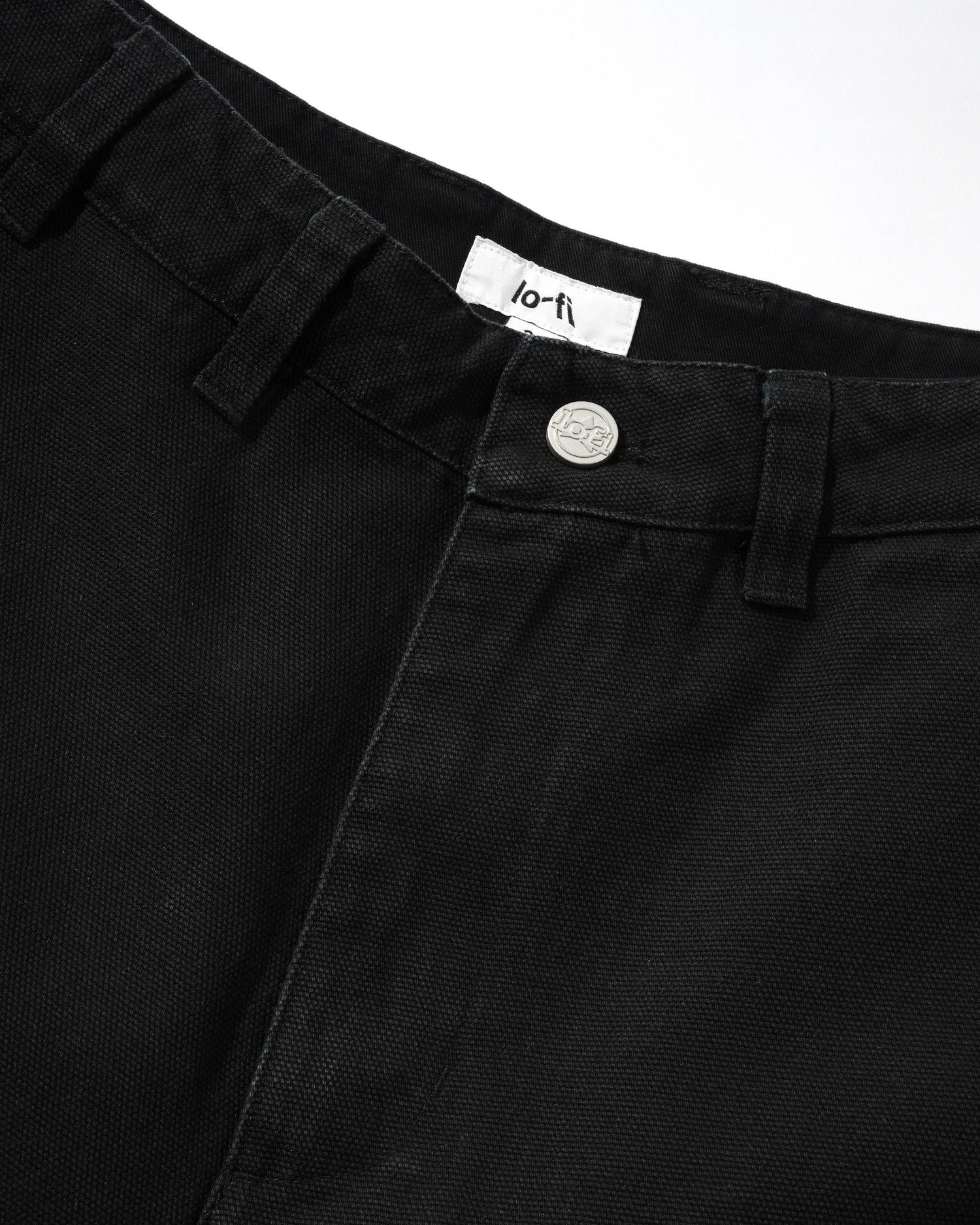 Shop Canvas Shorts, Washed Black Canvas