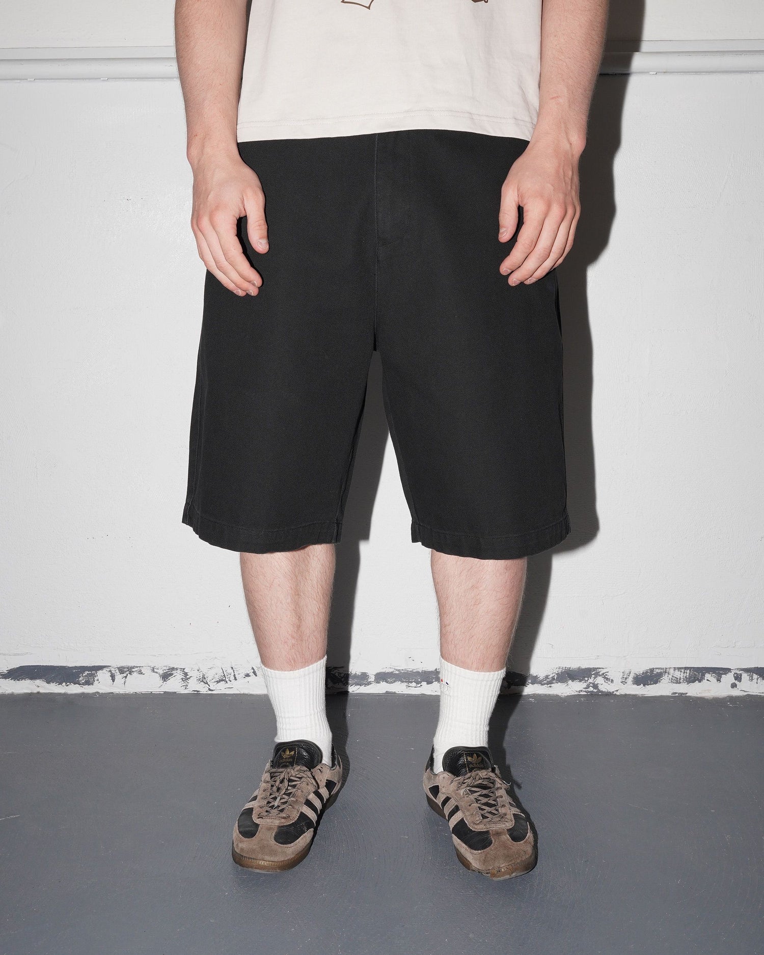 Shop Canvas Shorts, Washed Black Canvas