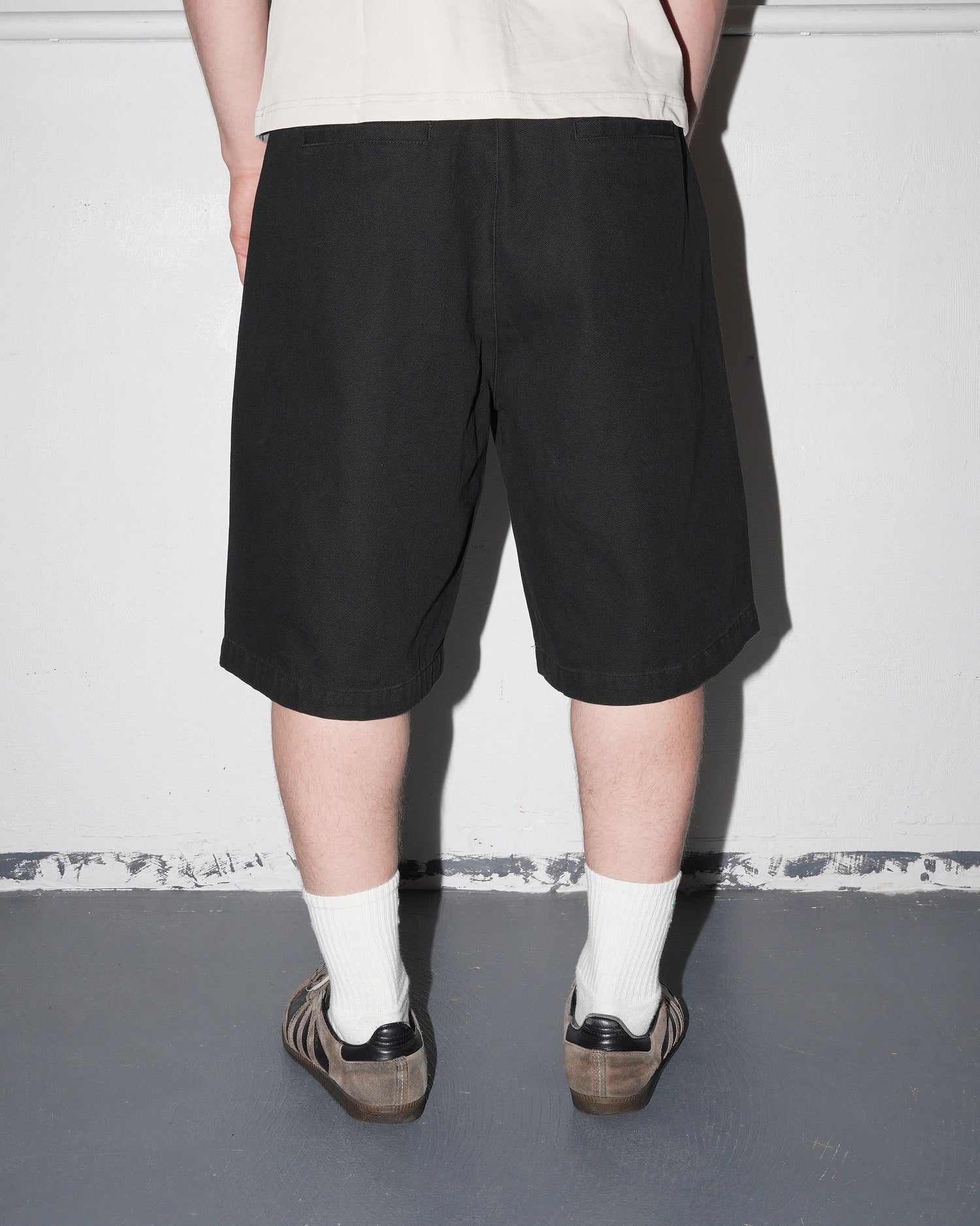 Shop Canvas Shorts, Washed Black Canvas