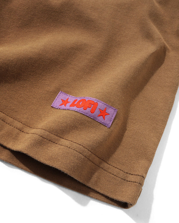 Lo-Fi Shop Tee, Washed Cocoa