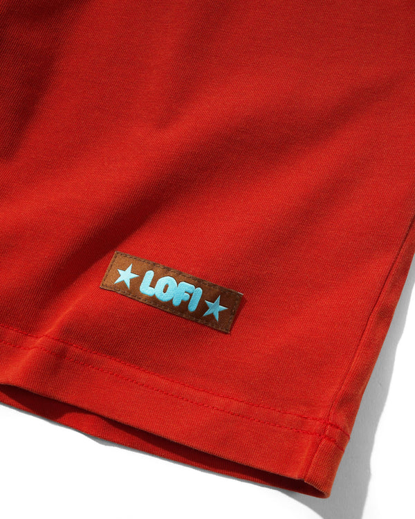 Lo-Fi Shop Tee, Washed Red