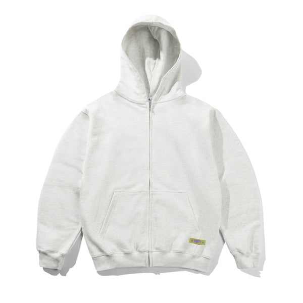Lo-Fi Shop Zip-Thru Hood, Ash