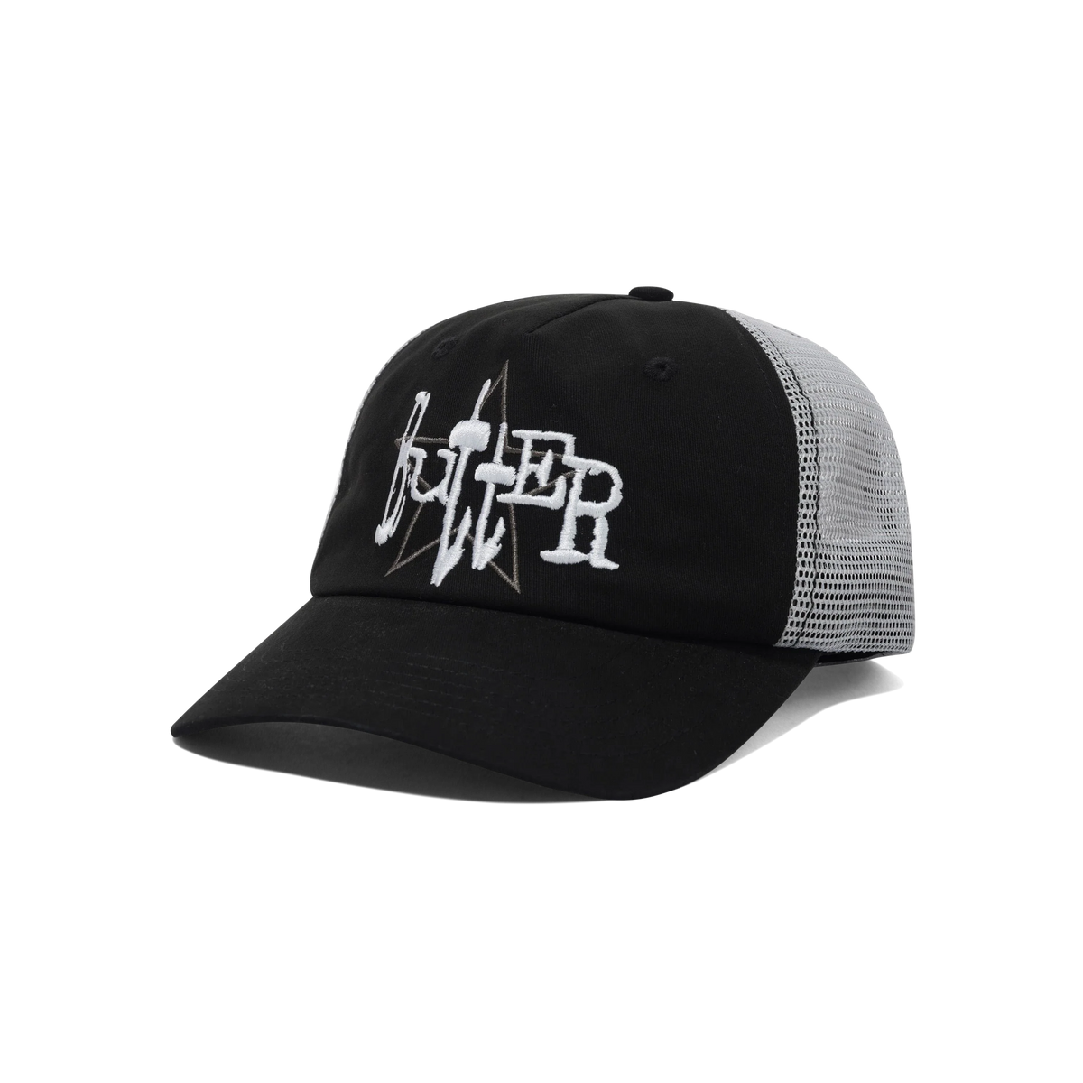 Sigil Trucker Cap, Washed Black
