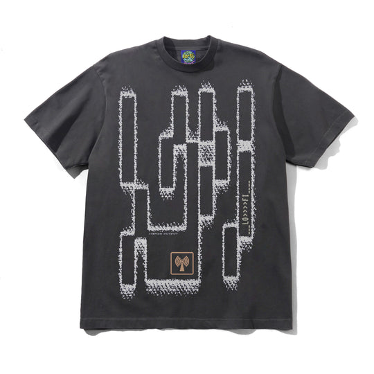 Signal Tee, Distress Black