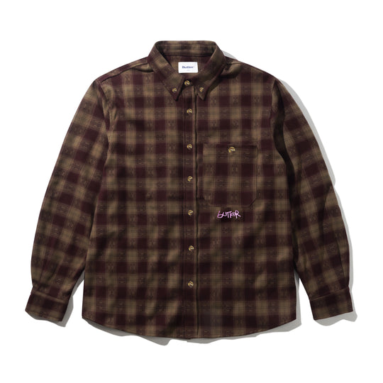 Sirocco Shirt, Plum / Taupe