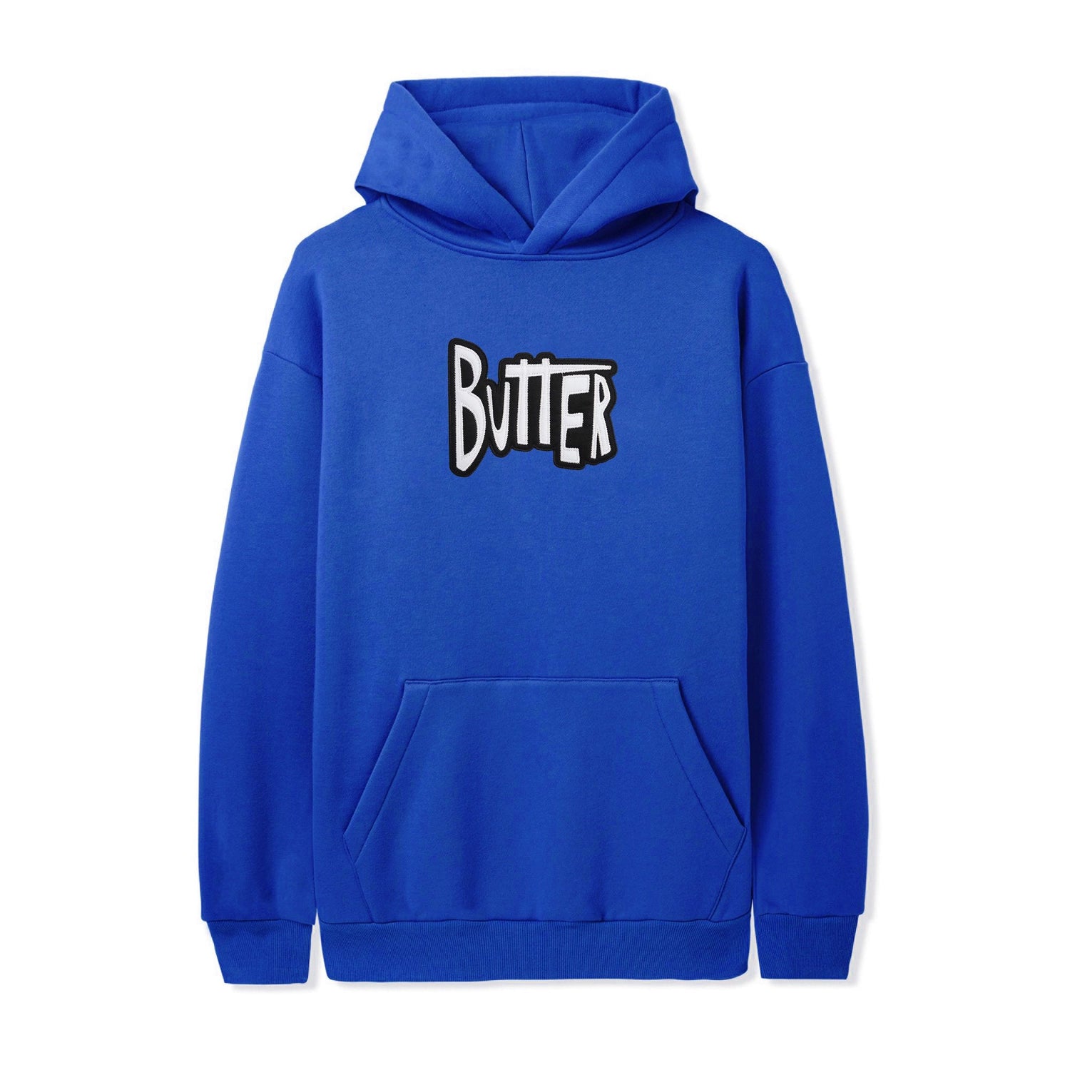 Sketch Applique Pullover Hood, Royal