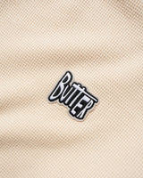 Sketch Waffle Crewneck, Cream / Red