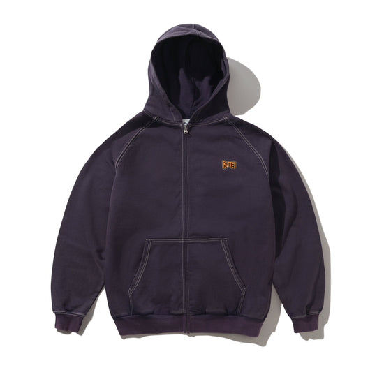 Sketch Zip-Thru Hood, Eggplant