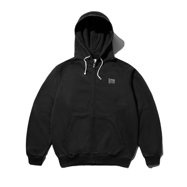Butter Goods Sketch Zip-Thru Hood, Black