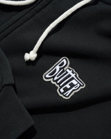 Sketch Zip-Thru Hood, Black