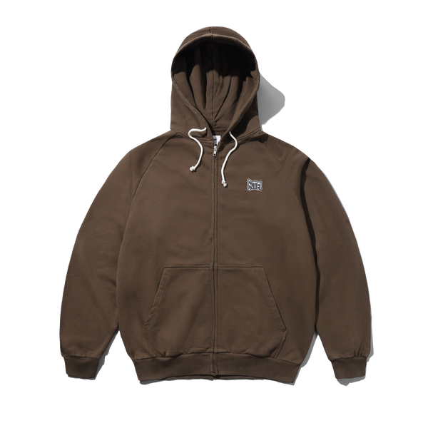 Butter Goods Sketch Zip-Thru Hood, Brown